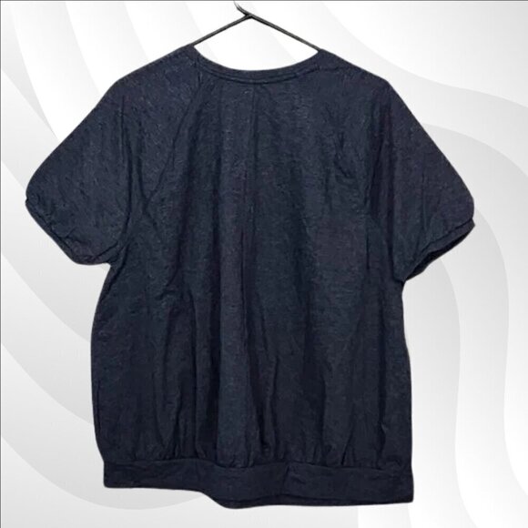 2/$30 Lane Bryant Short Sleeve Active Banded Blouse Size 18/20 | Casual & Comfy - Picture 2 of 5